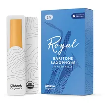 D'Addario Royal Blätter für Baritonsaxophon Stärke 3.5 (10 Stück)