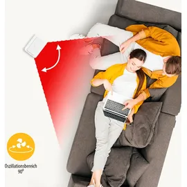 Tristar 2er SET Keramik Elektroheizung 2in1 Heizlüfter & Luftbefeuchter 1800Watt