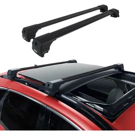Omtec OMAC Dachträger Grundträger für Audi A3 8V Sportback 2012-2020 Alu ABE Schwarz 2x (2-St), Wasserbeständig,Abnehmbar,Multifunktional,Leichtgewichtig schwarz