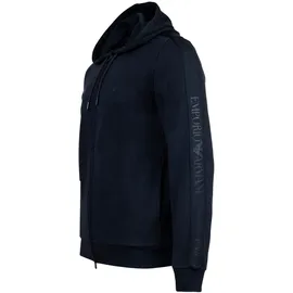 Emporio Armani Basic Terry Reißverschlusspullover - Navy - L