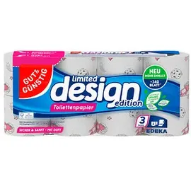 Gut&Günstig Toilettenpapier 3-lagig 8 Rollen