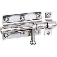 GAH Alberts 327019 Bolzen-Schlossriegel Edelstahl 100 x 65 mm