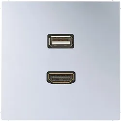 Jung Multimedia-Anschluss alu MA AL 1163 MAAL1163