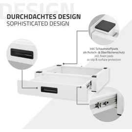 ML-Design Verbindungsrahmen mit Schublade 60,5 x 54 cm Weiß (ML-Design)