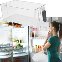 Excellent Houseware Aufbewahrungsbox 31x18x11,5 cm transparent