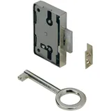 Hettich Nutbart-Aufschraubschloss 60 mm x 58 mm x 8,7 mm Stahl vernickelt