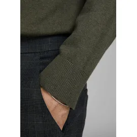 JACK & JONES Emil Knit Rollkragenpullover Olive Night / Detail Melange XS