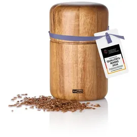 AdHoc Leinsamen- und Sesammühle 10,4 cm Braun unbefüllt