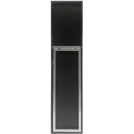 [en.casa] Standspiegel Barletta 150 x 35 cm Silber