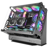 Mars Gaming MCB Schwarz, PC ATX XL Gehäuse, Custom Premium Edition, Modularer Zweikammer Aufbau