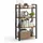 VASAGLE Bücherregal 66 x 30 x 120 cm Braun-Schwarz