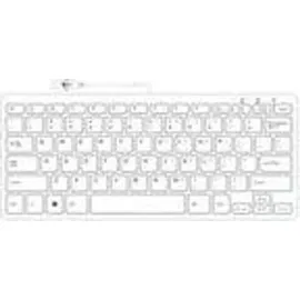 R-Go Tools R-Go Compact Tastatur, QWERTY Weiß drahtgebundenen - Weiß