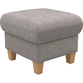 Home Affaire Polsterhocker Glendale 58 x 48 x 58 cm Silber