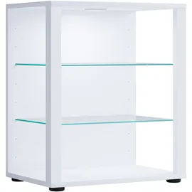 VCM Standvitrine Glasol 52 x 35 x 60 cm Weiß