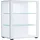 VCM Standvitrine Glasol 52 x 35 x 60 cm Weiß