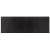 vidaXL Teppich, Rechteckig Dunkelbraun 100x300 cm Bambus