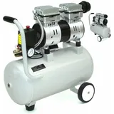 Flüster Kompressor Ölfrei 40294 Luftkompressor Druckluft 24l Kessel 750w 64db