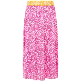 Zwillingsherz Maxirock Damen Floral Rosa L/XL
