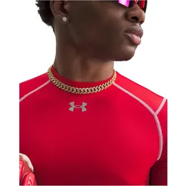 Under Armour HG Elite Comp Kurzarm T-Shirt Red/Reflective L