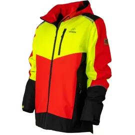 Forsberg Skogar Softshelljacke neonorange/darkoliv M