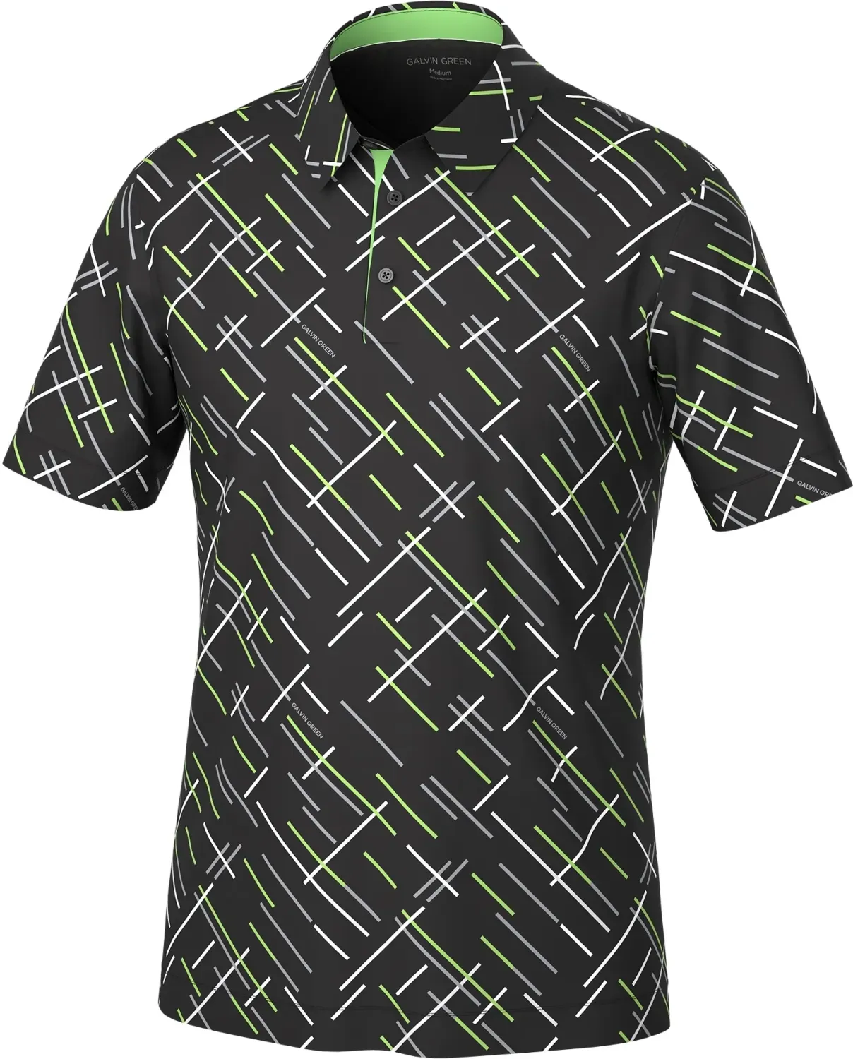 Galvin Green Polo Mathias, schwarz/grün