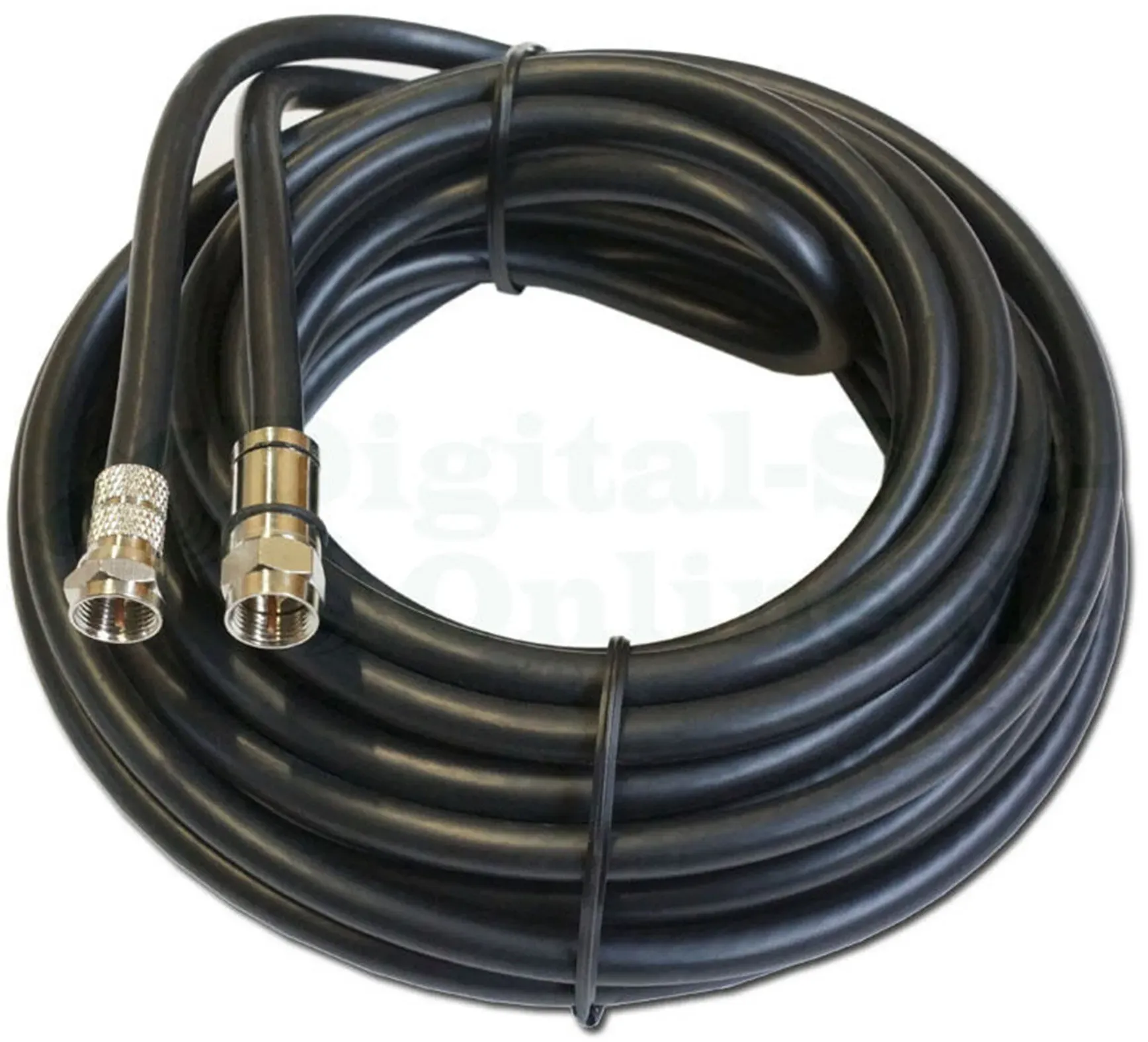 Outdoor F-Anschlusskabel Premium Line HQ Schwarz 7,5m