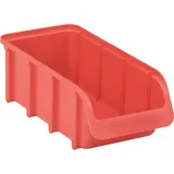 Hünersdorff Sichtlagerkasten Polypropylen 102 x 74 x 216 mm Rot