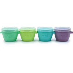 Melii Snap&Go Schüssel für die Zwischenmahlzeit 4x118 ml