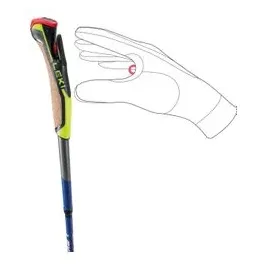 Leki Traveller FX.One Carbon 130 cm grau-blau