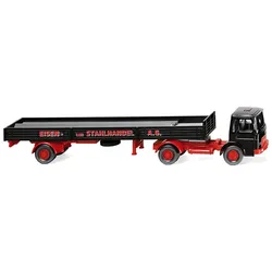 MAN Einsen- und Stahlhandel A.G. Pritschensattelzug Modell von WIKING 1:87