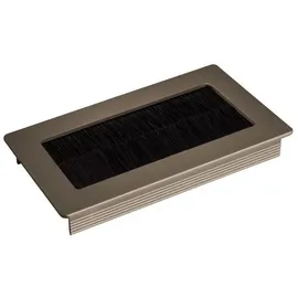 SOTech Kabeldurchlass TONDO 100 mm, rechteckig, Ausführung Aluminium, silber