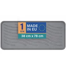 BestLivings Schuhabtropfschale 38 x 78 cm Grau