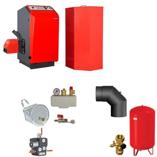 Atmos Pelletkessel | P14 | 14 kW | Komplettset 1