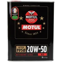 Motul Classic Oil 110621 SAE 20W-50 2 l