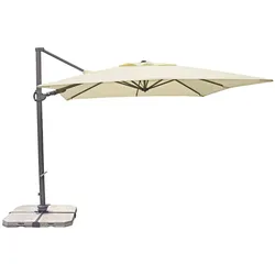 Doppler Ampelschirm Ravenna AX 300 x cm Polyester Beige Natur