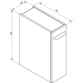 Fackelmann Unterschrank 20 cm
