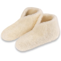 Formalind Bettschuhe Schafwolle - Fußwärmer bei besonders kalten Füßen – Hausschuhe aus Wolle (40/41 EU, numeric_40) - 40/41 EU