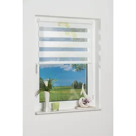 K-HOME Doppelrollo Denia 120 x 150 cm Blume/Grün
