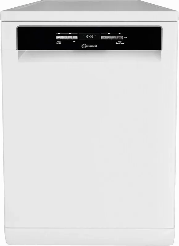 Bauknecht BFP 5O41 PLT X freistehender Geschirrspüler 60 cm / 14 Spülmaschinenkapazität / 10 Standardprogramme und 1 Sensormodus / PowerClean / ActiveDry / ProComfort Abtropfgestell / 100% Wasserschutz [Energieeffizienzklasse C]