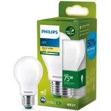 Philips LED-Leuchtmittel ultraeffizient E27 Glühlampenform 5,2W 1095lm Matt