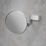 viverso Zoom me Kosmetikspiegel, Vergrößerung 5-fach Ø 210 H: 200 T: 309 mm, VM7001CR,