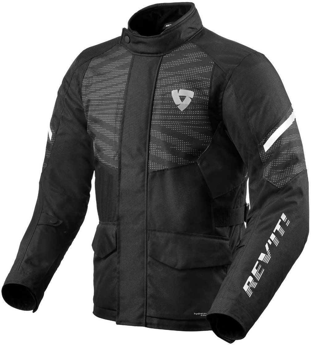 Motorradjacke Revit Duke H2O, XL, schwarz