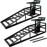 Baumarktplus 2x hydraulischer Auffahrbock Auffahrrampe Pkw KfZ Wagenheber höhenverstellbar