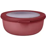 Mepal Multi Bowl Cirqula Round - Mikrowellen Geschir - Geeignet als Luftdichte Aufbewahrungsbox für den Kühlschrank, Mikrowellengeschirr & als Frischhaltedosen - 750 ml - Vivid mauve