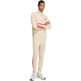 adidas Stadium 3-Streifen Trainingsanzug Beige XXL