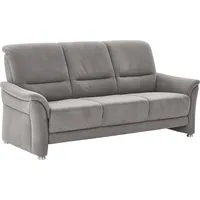die planbar 3-Sitzer DIE PLANBAR "PP-PF23182", grau, B:198cm H:96cm T:93cm, 100% Polyester, Sofas, Federkernpolsterung, wahlweise mit motorischer Vorziehbank