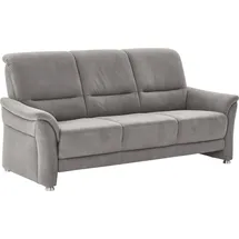 die planbar 3-Sitzer DIE PLANBAR "PP-PF23182", grau, B:198cm H:96cm T:93cm, 100% Polyester, Sofas, Federkernpolsterung, wahlweise mit motorischer Vorziehbank