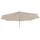 Mendler Ersatzbezug Ø 2,7 m Polyester Creme