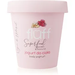 Fluff Raspberries & Almonds Körperjoghurt Rice Protein & Coconut Oil 180 ml