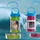 Muxel 2 Cool Down Towel Handtuch 30 x 100 cm blau